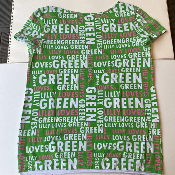 Lilly Pulitzer “Lilly Loves Green” Short-Sleeved Shirt - Picture 5 of 7